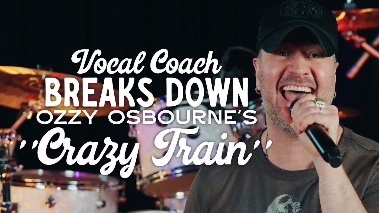 🚂🔥 Vocal Coach Breaks Down Ozzy Osbourne's “Crazy Train” | How to Sing Rock Like a Pro