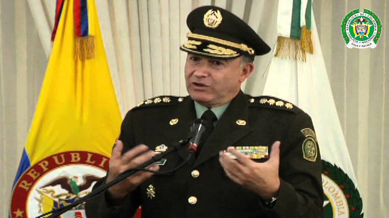 Rueda de prensa General Óscar Naranjo Dirección General de la Policia - policiadecolombia