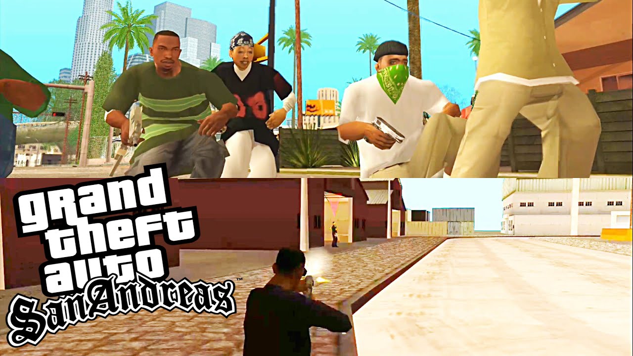 GTA San Andreas Gameplay - DYOM mission - The Ballas Invasion & Russian Cash