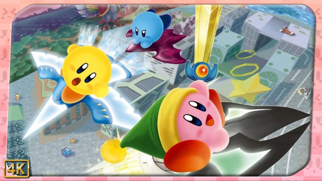 Kirby Air Ride ⁴ᴷ City Trial 100% (All 120 Objectives)