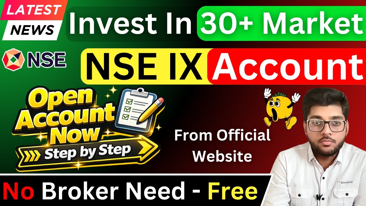 NSE IX Global Access Account Opening 🔥 Invest in 30+ Markets | Investing In US From India Launch