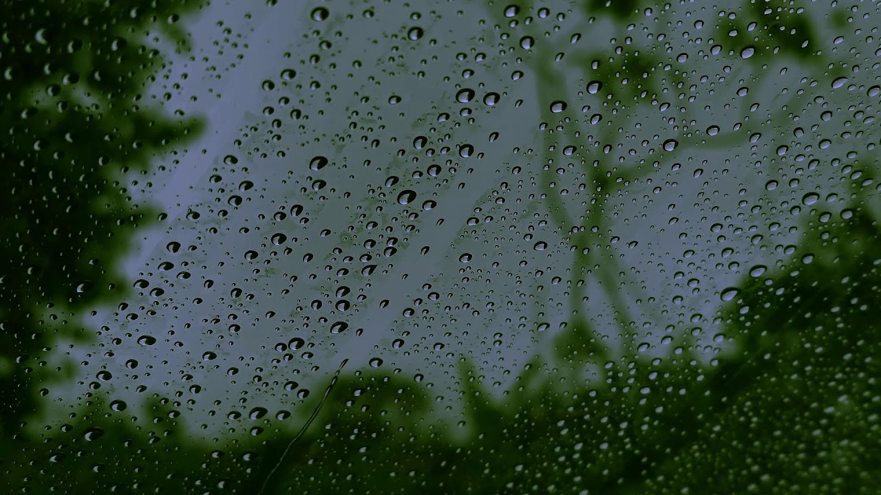 Healing of Stress to Instantly Fall Asleep in Under 5Minutes - Rain Sound On Window with Dark Screen