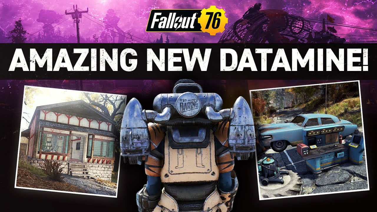 Fallout 76 | FUTURE ATOMIC SHOP ITEMS! HUGE NEW DATAMINE!