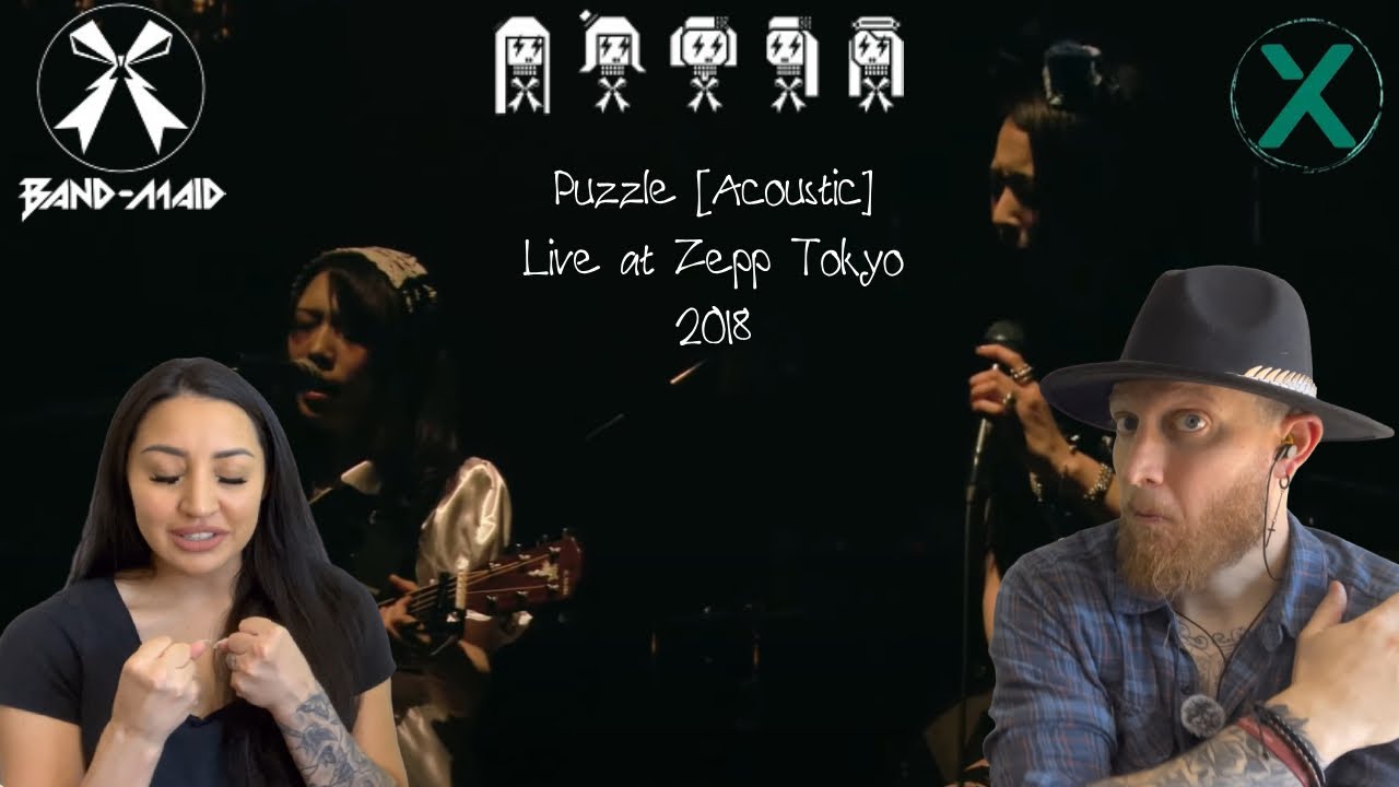 FIRST time REACTING to PUZZLE acoustic- BAND-MAID!!!