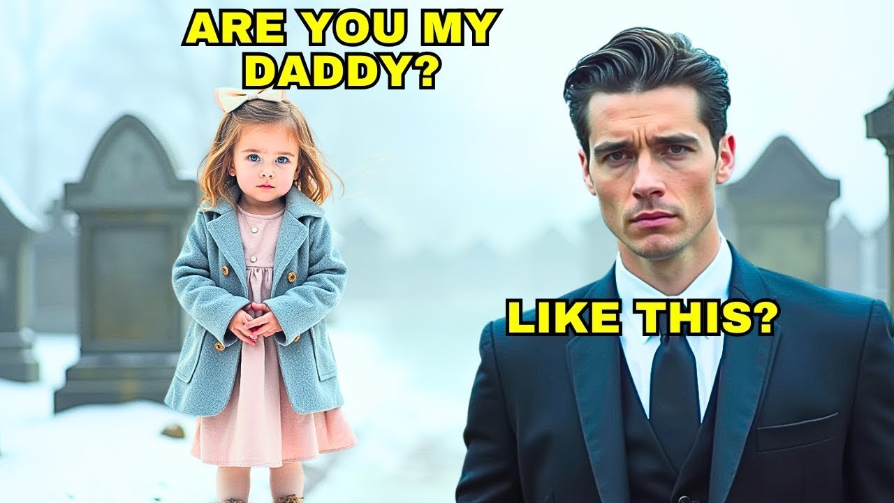 Little girl touches millionaire's arm during his wife's funeral and says 3 words