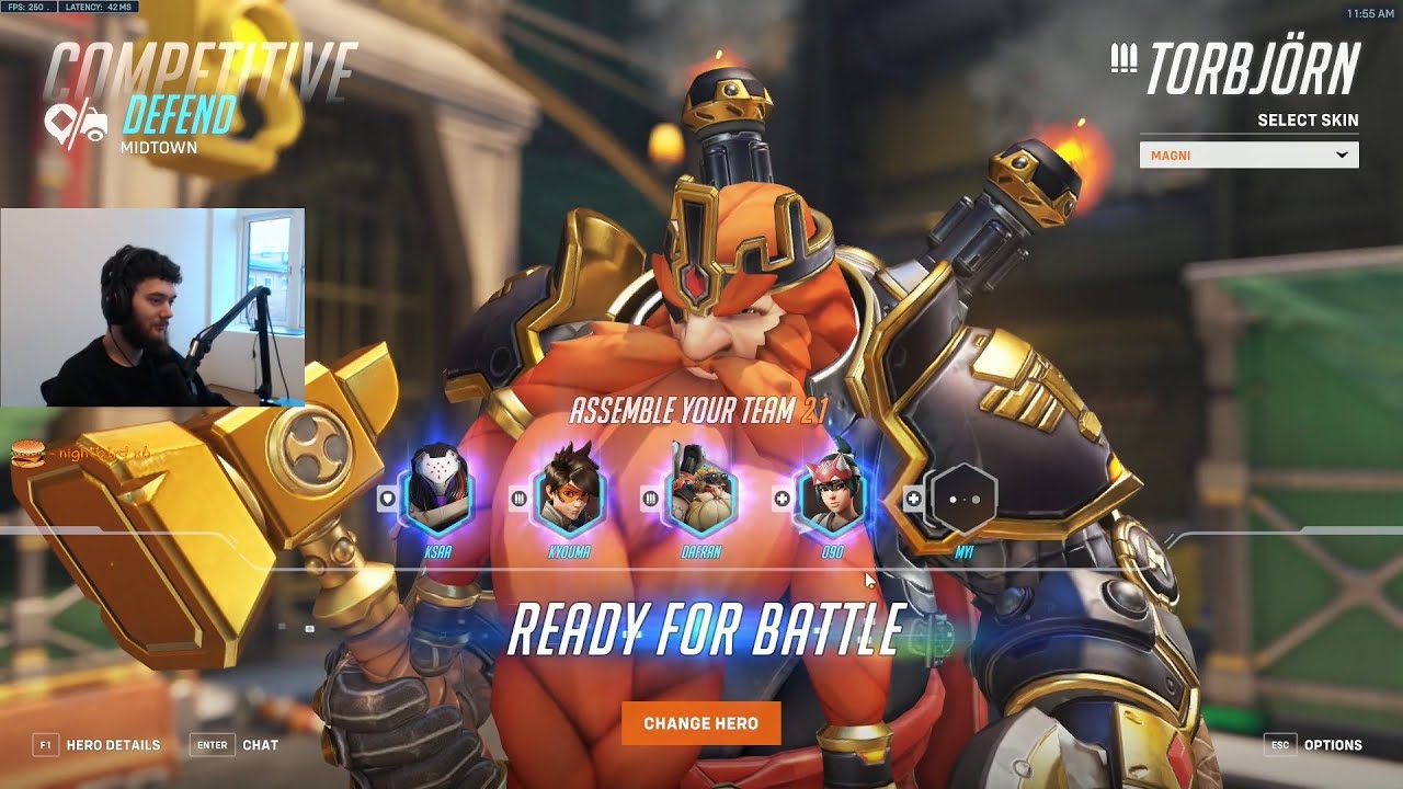 WHAT 45% ACCURACY OF TORBJORN LOOKS LIKE - DAFRAN TORBJORN OVERWATCH 2 SEASON 2