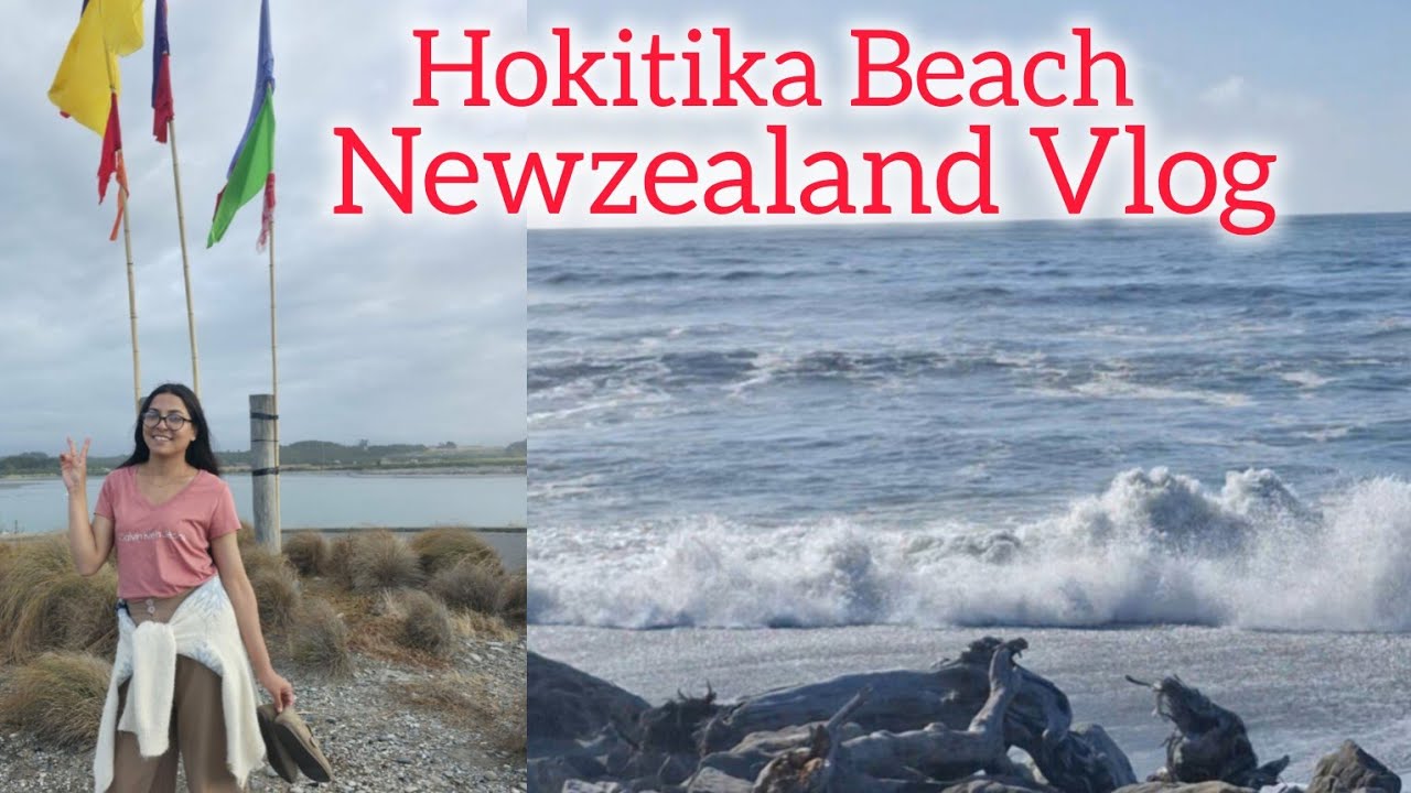 Newzealand 🇳🇿Hokitika beach Vlog1 # first experience on beach🏖