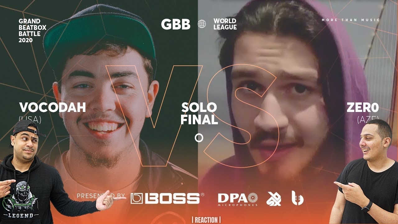 VOCODAH vs ZER0 I Grand Beatbox Battle Online 2020 I FINAL | REACTION