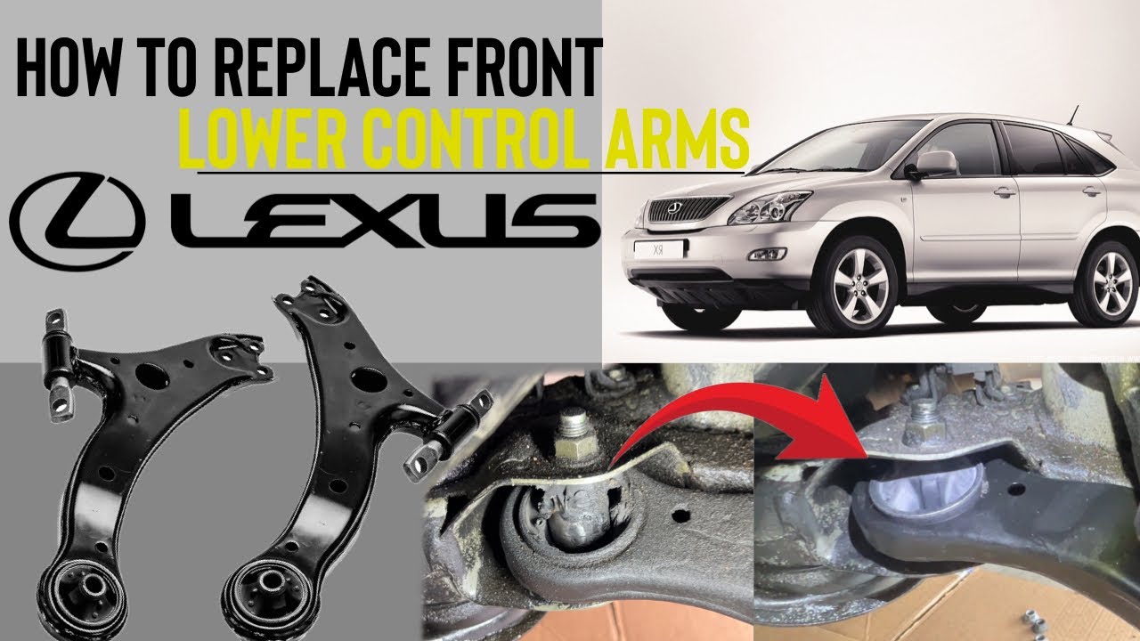 How to Replace Lower Control arms | Broken Bushings