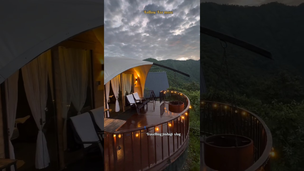Budget glamping in uttrakhand 1500rs#uttrakhand #rishikesh #mussorie #glamping #camping #hotel