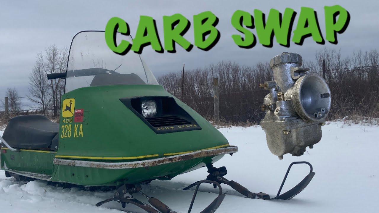Замена Микуни на снегоход John Deere 400