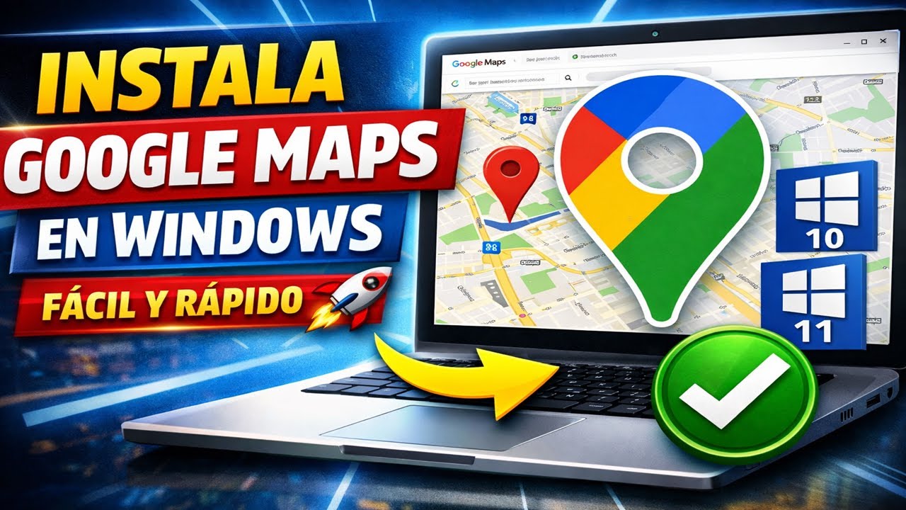 📍Cómo Instalar Google Maps en Windows 10 y 11 🚀 | Guía Fácil y Rápida 🔥