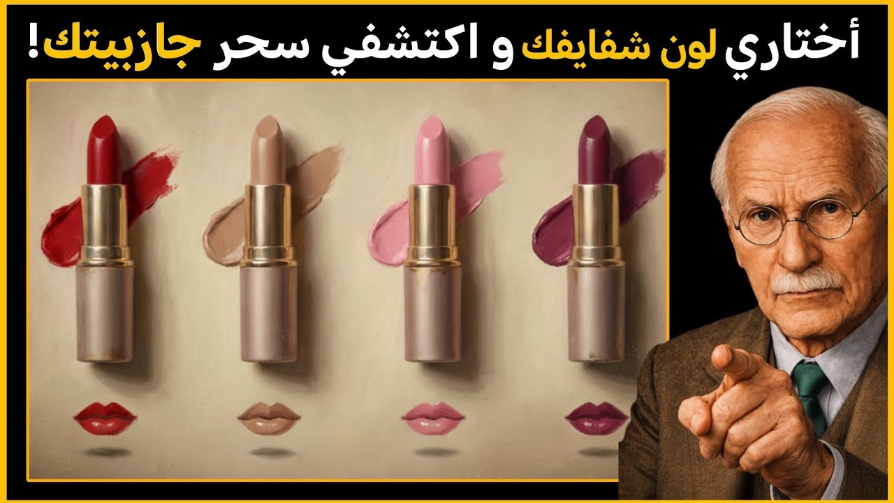 اختبار سريع للنساء: اختاري لون شفايفك لتكتشفي سر جازبيتك المخفي . كارل يونغ 