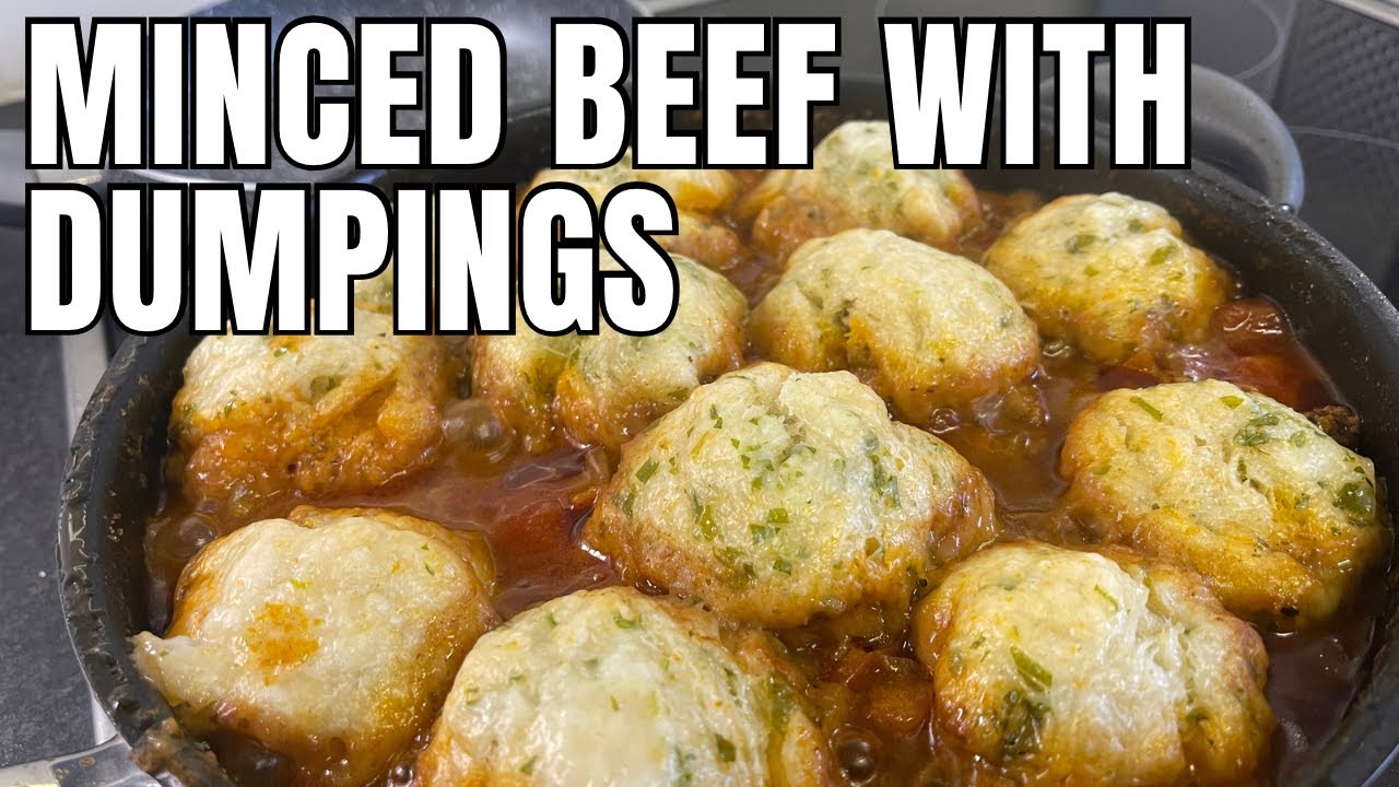 HOW TO MAKE MINCED BEEF WITH DUMPLINGS