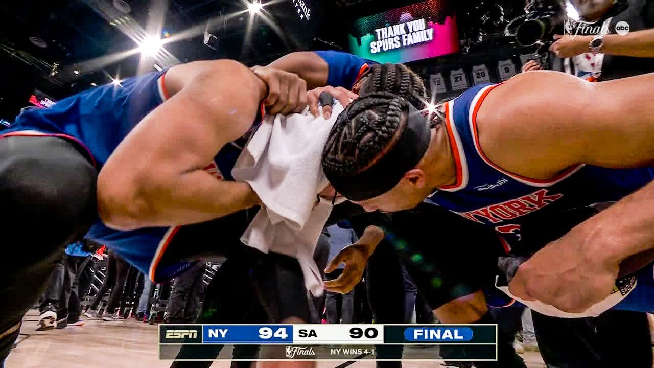 The moment the New York Knicks won their first NBA championship in 53 years 🗽 | NBA on ESPN
