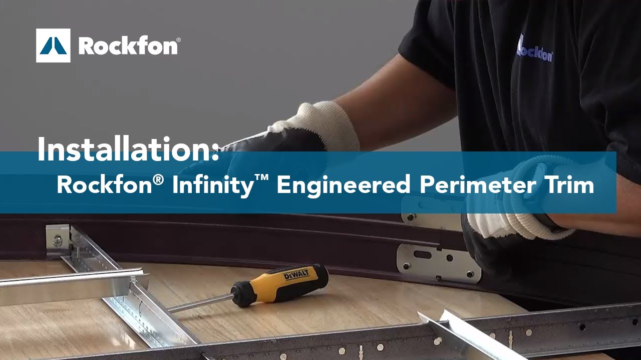 Rockfon® Infinity™ Engineered Perimeter Trim