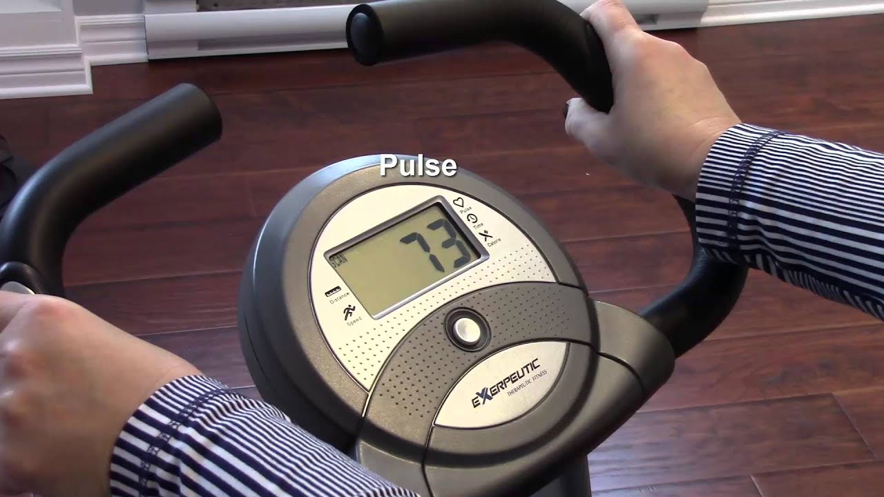 Exerpeutic 1200 Folding Magnetic Upright Bike with Pulse Reviews