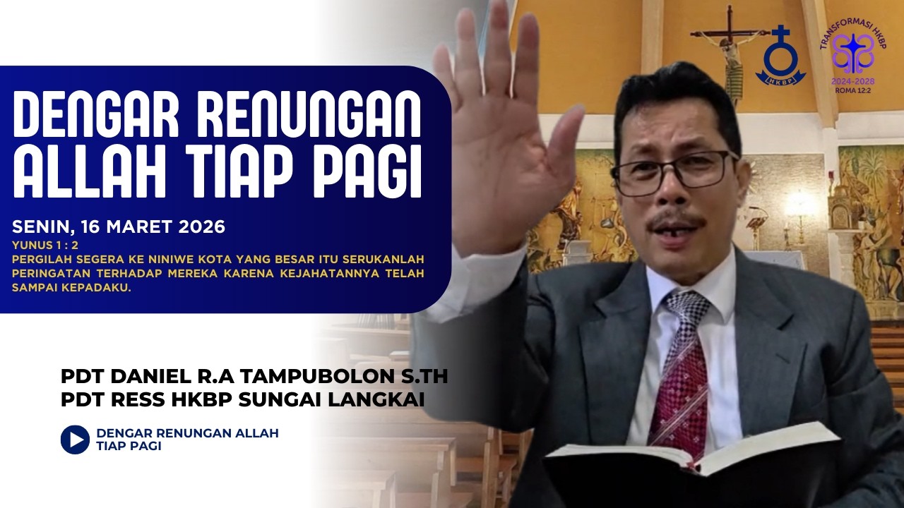 Dengar Renungan Allah Tiap Pagi | Senin, 16 Maret 2026