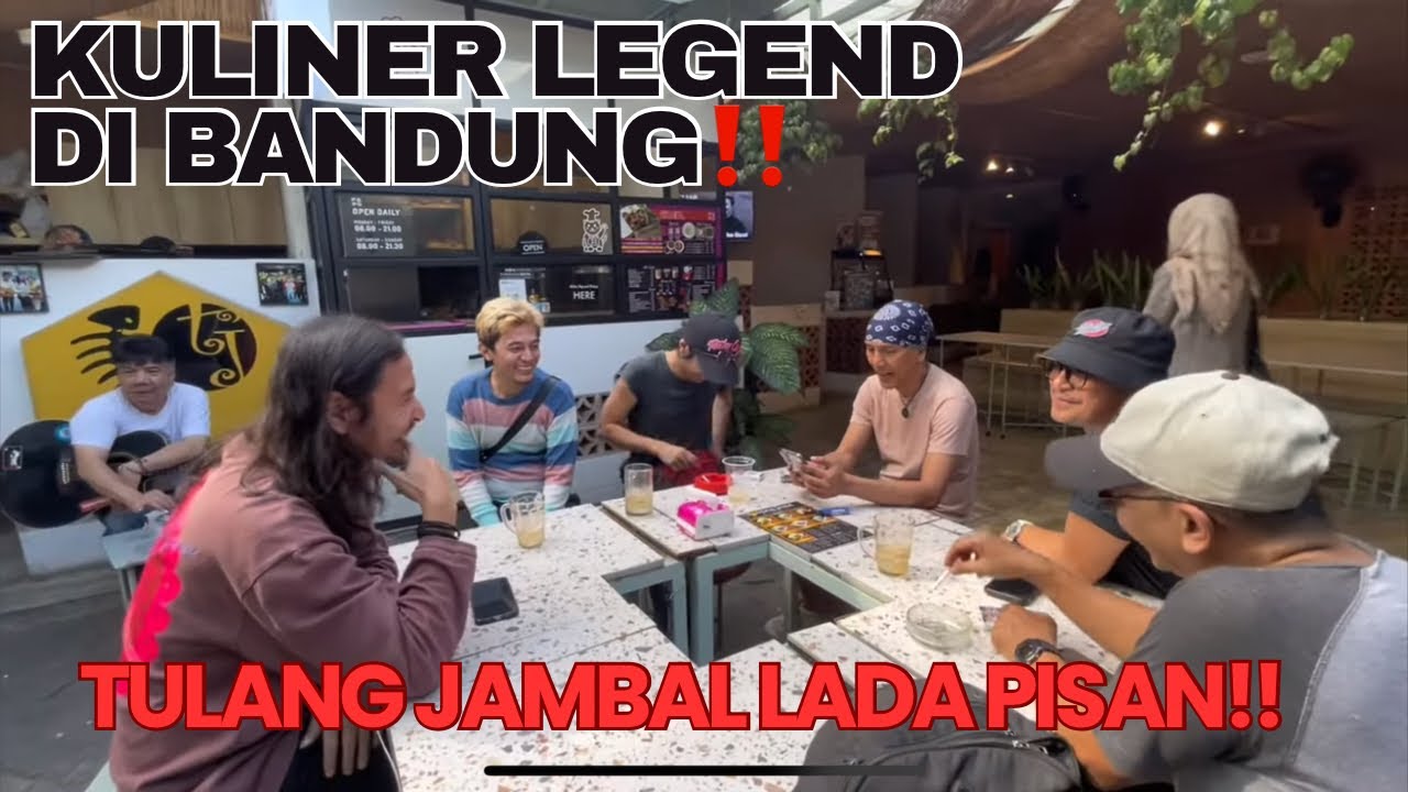 KULINER TULANG JAMBAL BERSAMA BANDSAT! , MARCELLO TAHITOE & ANDY /rif DI BANDUNG ‼️‼️