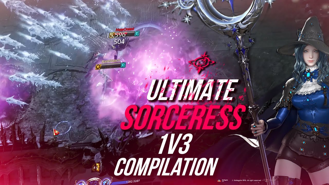 ULTIMATE SORCERESS 1V3 COMPILATION! - LOST ARK RONIN