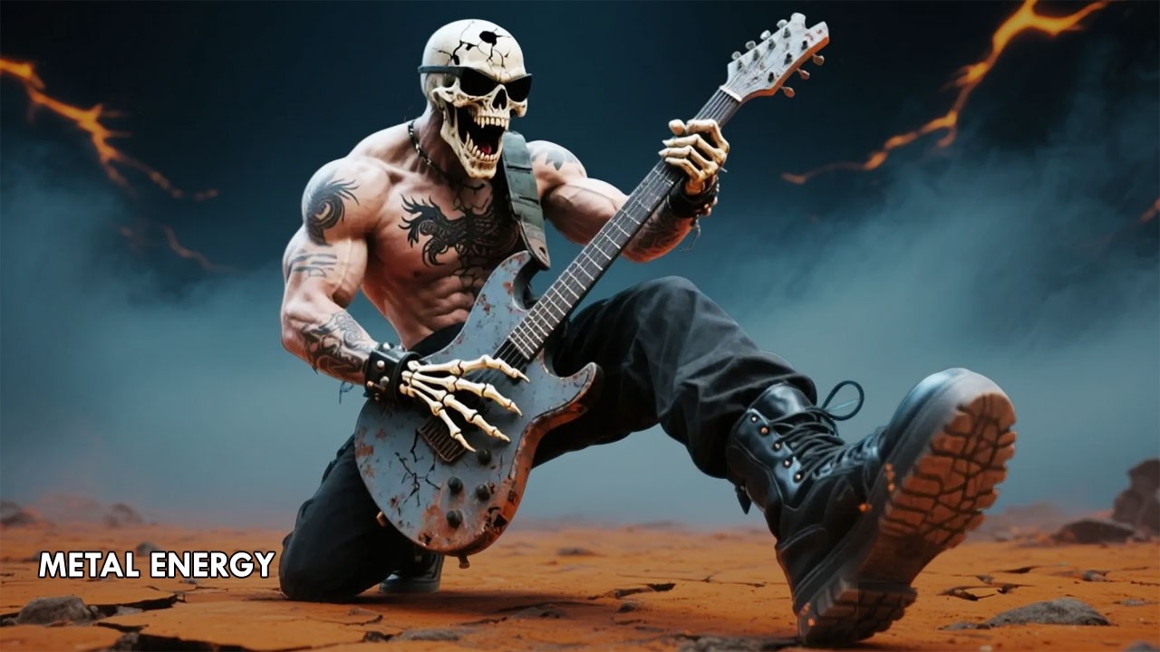Metal Energy Surge &ndash; Raw Riffs & Double Bass Fury | Heavy Workout Metal