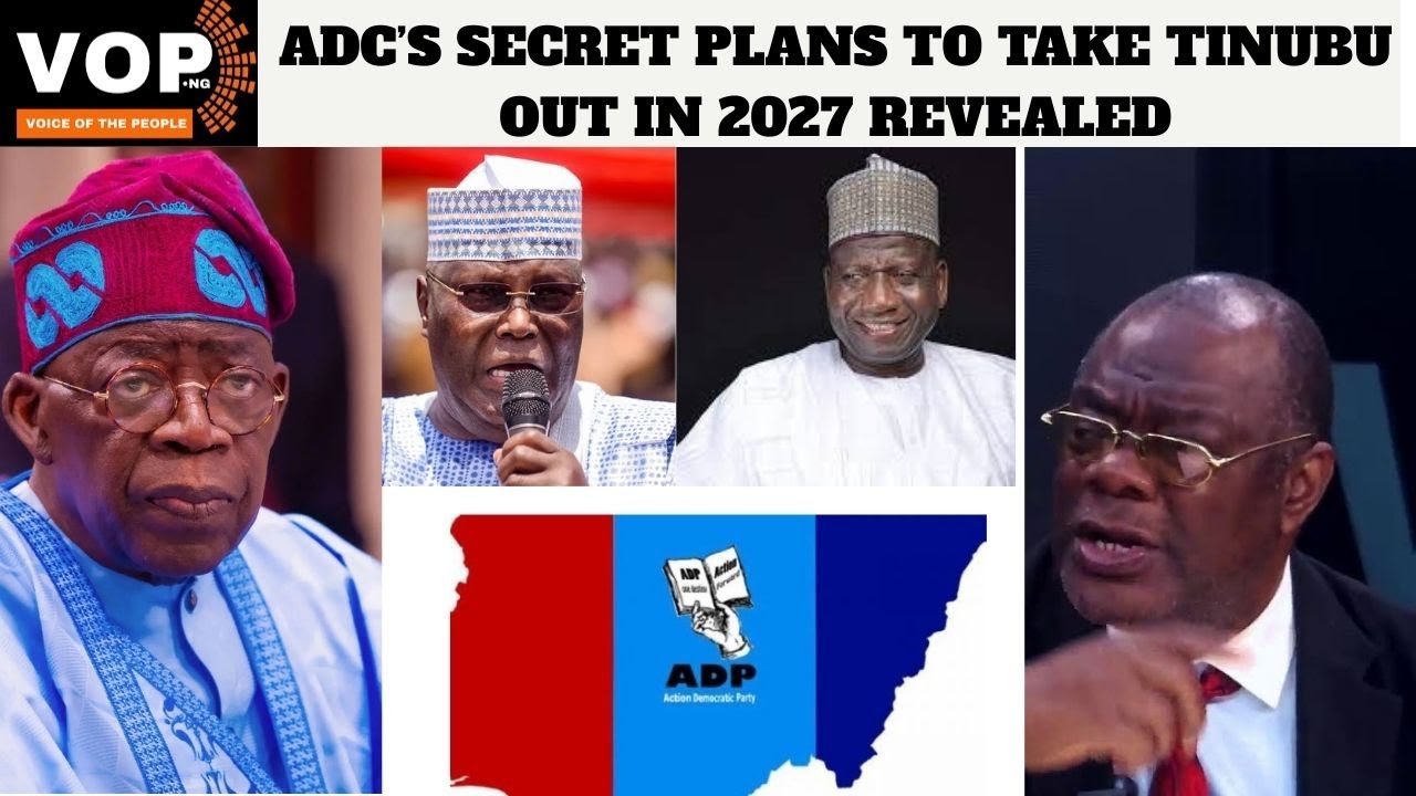 ADC Unveils Plans to Unseat Tinubu in 2027