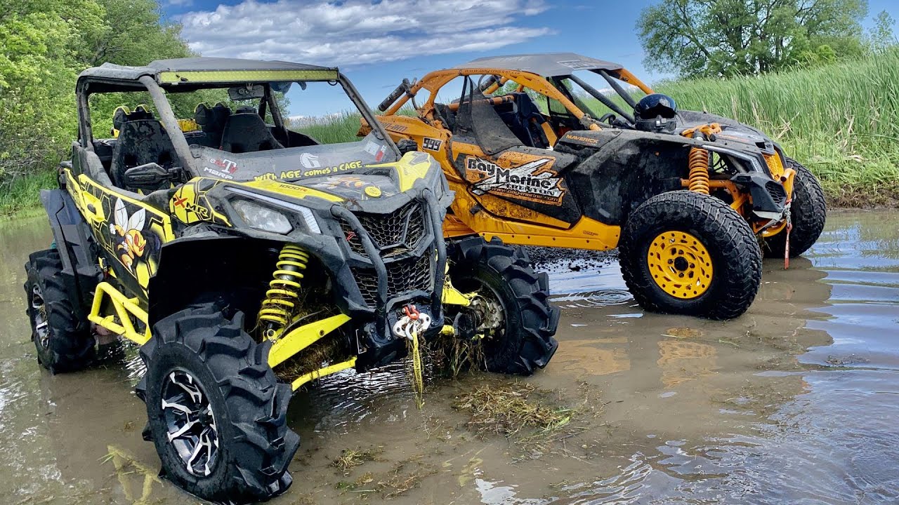 Exploring Flooded Trails / 2020 Can-Am Maverick X3 XRC Turbo RR and Maverick Sport Xmr