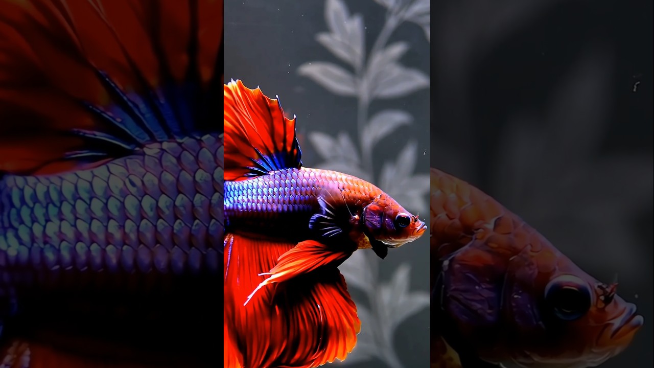 Look at These Vibrant Betta Colors! 🌈 #bettalove #shortvideo