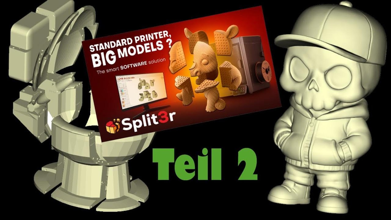 Split3r – STL-Modelle einfach schneiden, reparieren & vorbereiten für den 3D-Druck!