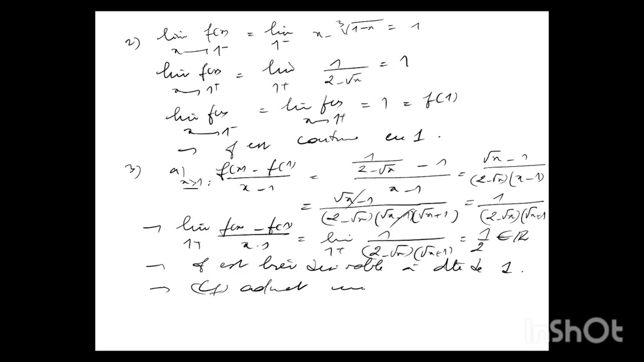 Devoir surveillé.correction maths bac2