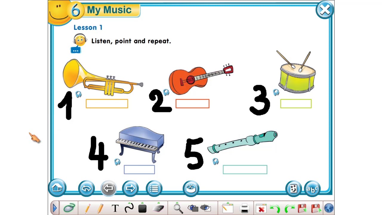 SMILES 1- MY MUSIC (unit 6 - lesson 1)