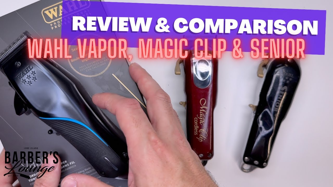 ОБЗОР И СРАВНЕНИЕ Wahl Vapor с 5-звездочной машинкой для стрижки волос Magic Clip и беспроводной ...