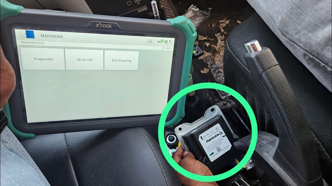  Mahindra B6 XUV300 ! New Airbag Replacement ! Flashing, With Xtool Compass 