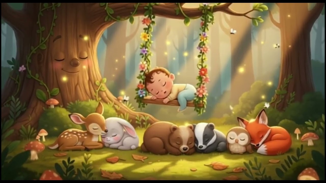 Sleeping With Forest Friends | Most Relaxing Music For Babies | Baby Sleep Music
