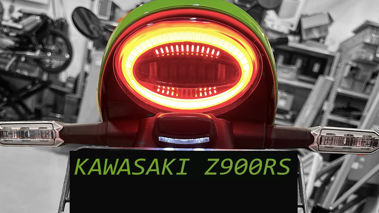 Installing tail tidy and taillight Kawasaki Z900rs cafe