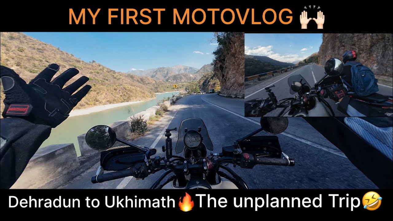 MY FIRST MOTOVLOG 🙌🏻 | Almost Got hit by this idiot 😡| unplanned and short weekend Trip 😬