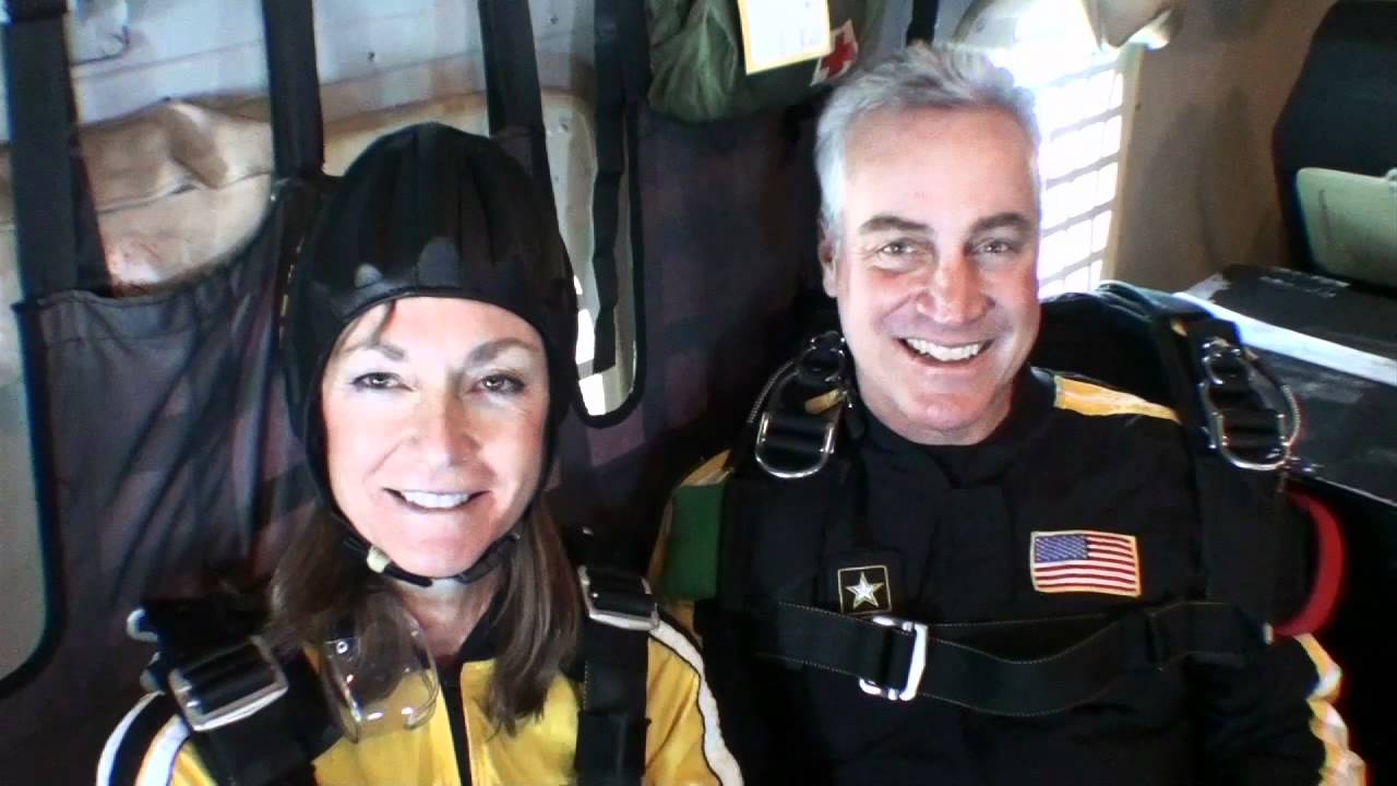 Jill Reider jumps out of a perfectly good airplane?