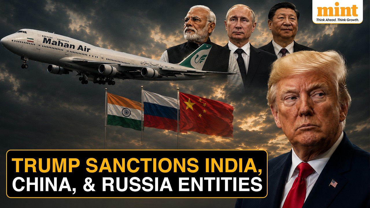 U.S. Sanctions Firms In India, China And Russia For Aiding Iran | Mahan Air