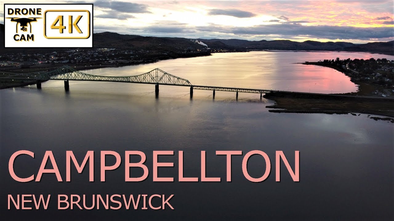 Campbellton, New Brunswick: Aerial Exploration in 4K | Serene Beauty Unveiled