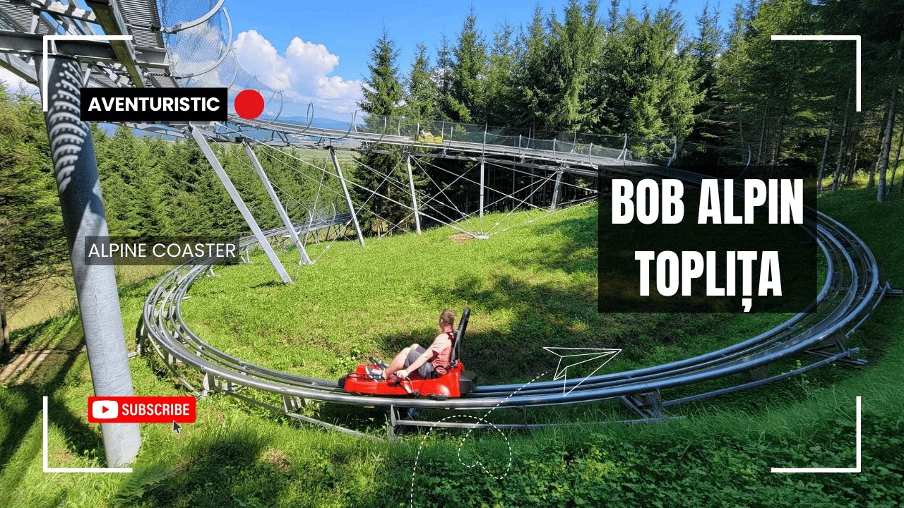 Aventură epică pe cea mai lungă pistă de bob alpin din România!