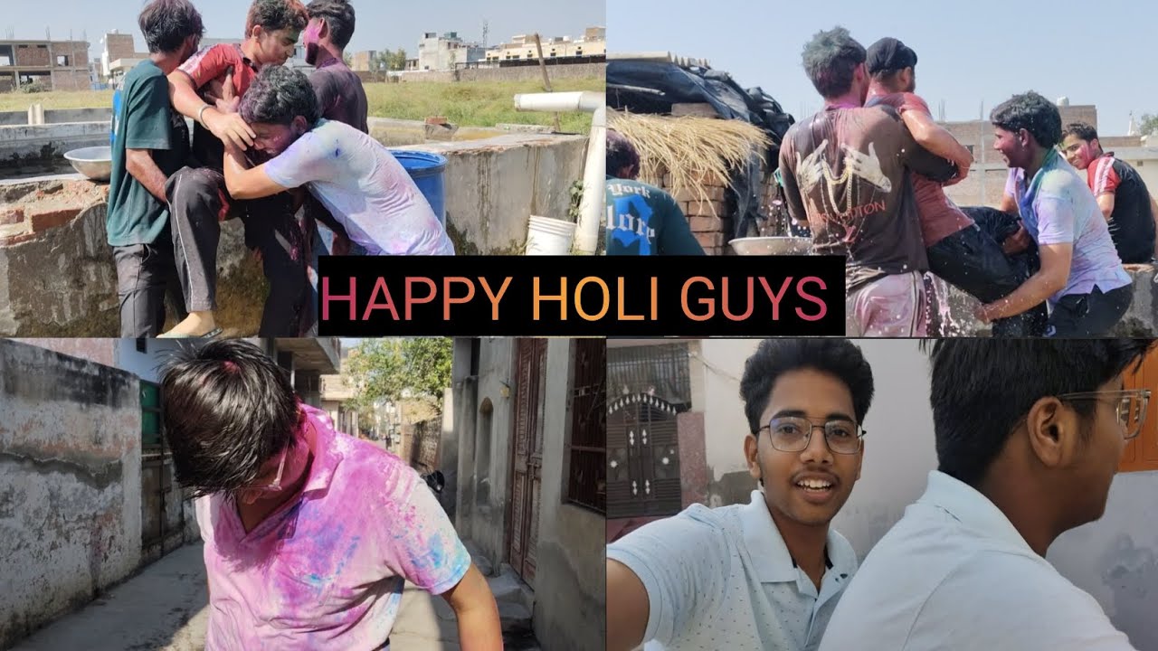 Happy Holi 🥳. Tanki Mein Yah Kya A Gaya.