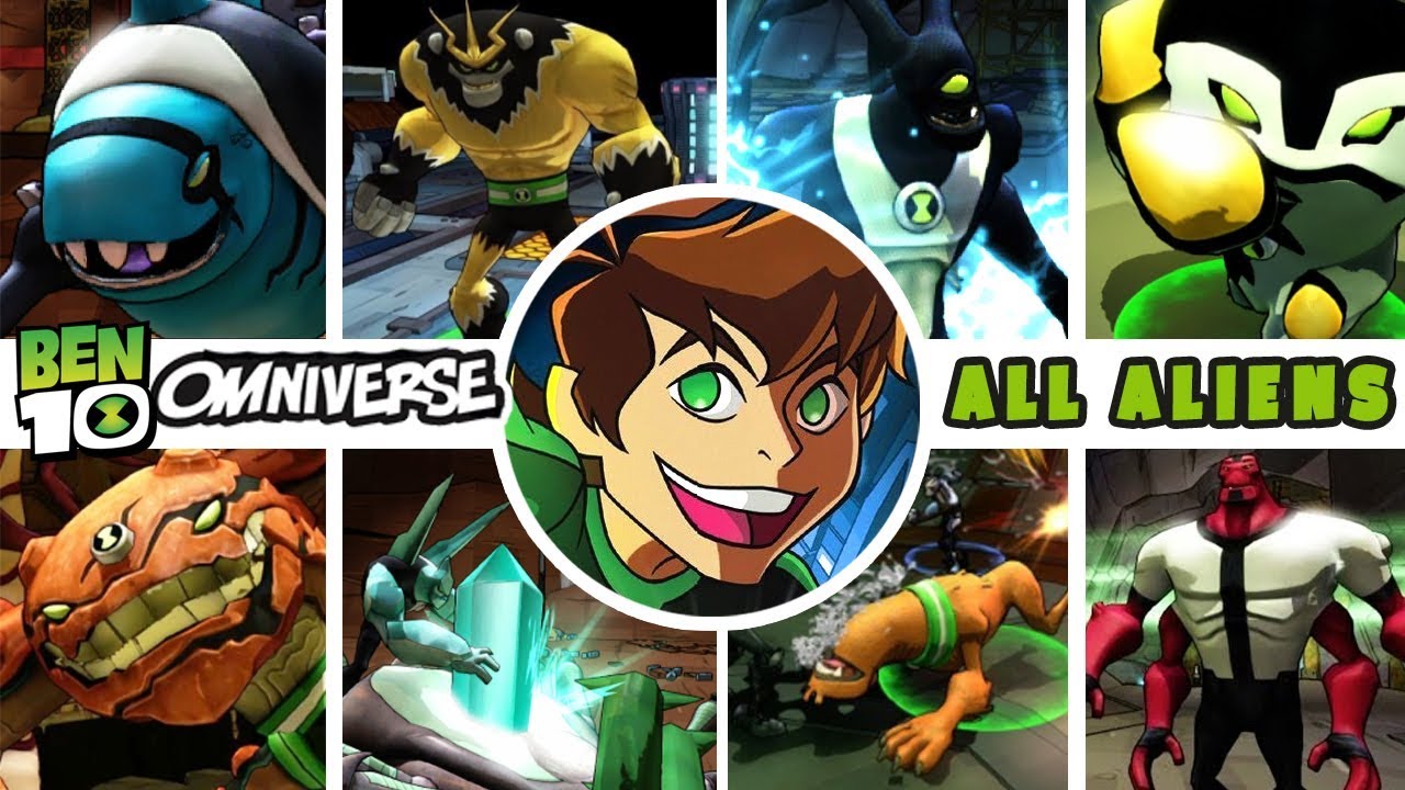 Ben 10 Omniverse ALL ALIENS (PS3, X360, WII)