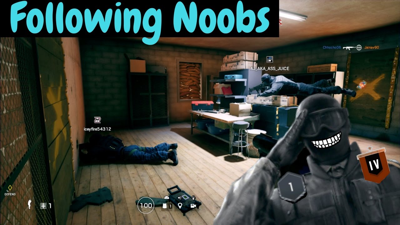 Noob Hunting #3 - Rainbow Six Siege