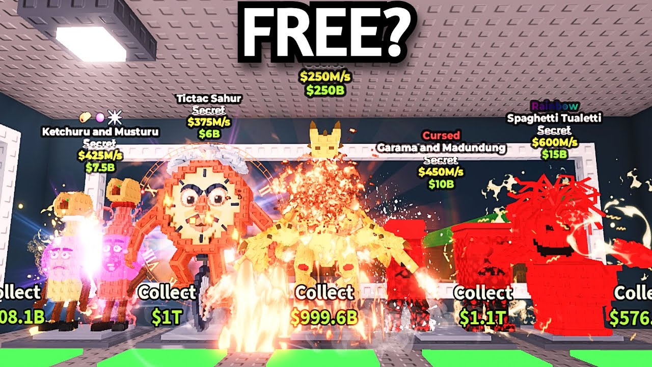 JOIN FOR A FREE...(Steal A Brainrot) 100k??