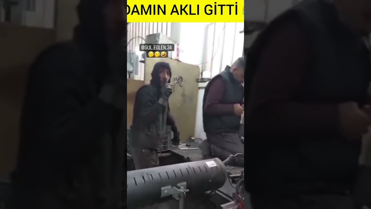 Sanayide ustaya şaka 😂😂 