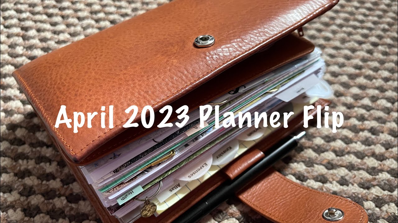 April 2023 Gillio Personal Rings Flip // Pink Planner Girl