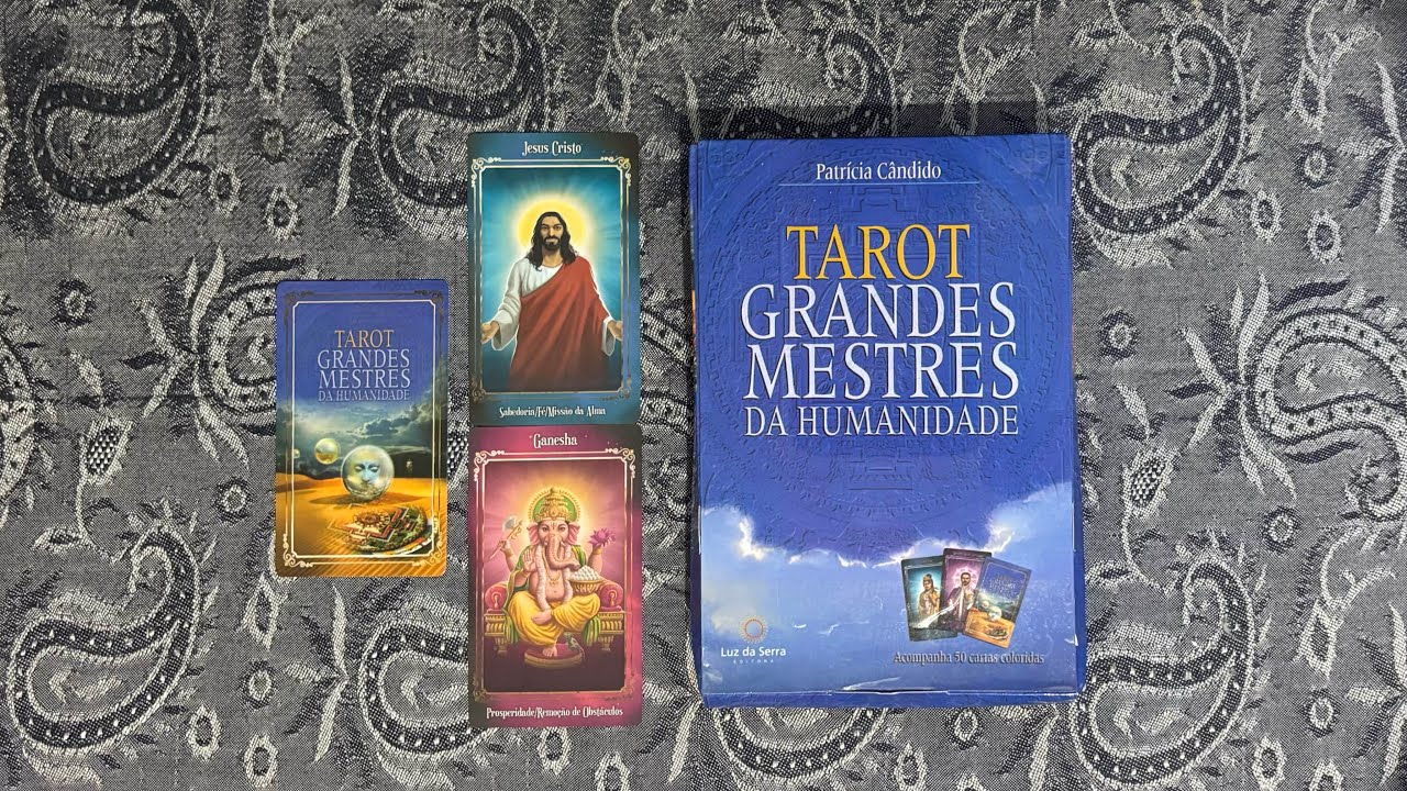⭐️🪬Unboxing - Tarot Grandes Mestres da Humanidade de Patrícia Cândido🔮✝️