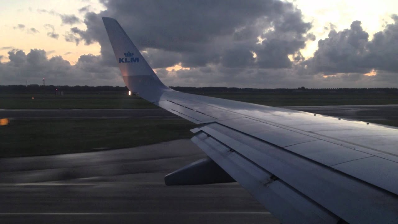 KLM 737-800 Takeoff from Amsterdam Schiphol
