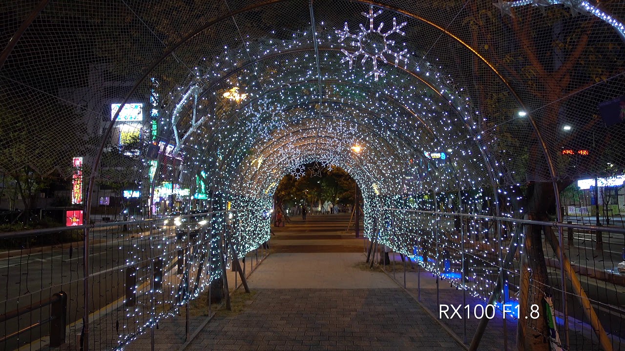 F1.8 RX100 vs F2.8 AX700 Night Image quality