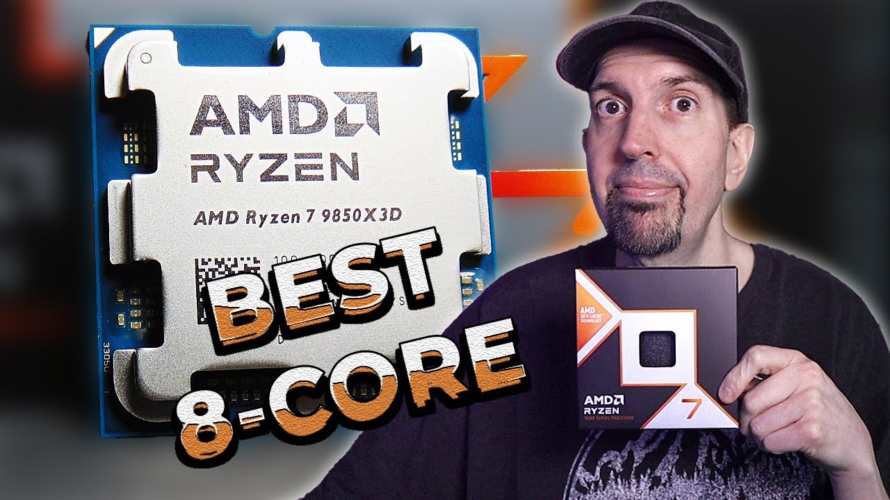 The Fastest 8-Core CPU from AMD - Wins Gaming *Technically* | AMD Ryzen 7 9850X3D Review